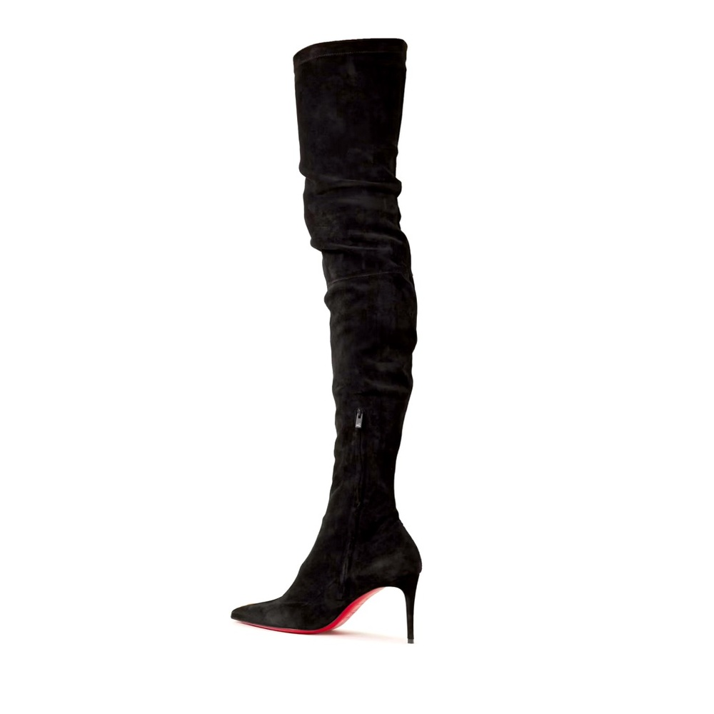 Christian Louboutin - Kate 85MM Suede Over-The-Knee (Thigh-High) Boots
